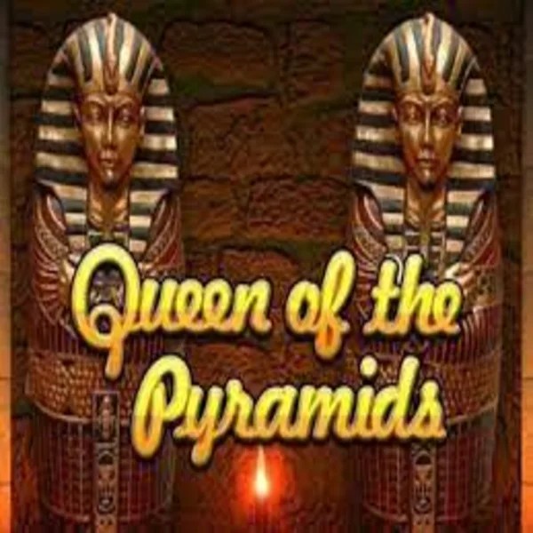 Official Slots logo: Queen of the Pyramids by Playtech at Glorion Casino